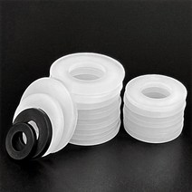 고무와셔 오링 실리콘 구리 스텐 50pcs m2 m2.5 m3 m4 m5 m6 m8 m20 나일론 와셔 플라스틱 절연 가스켓 씰 블랙 화이트 씰 키트 나일론 플랫 와셔, m20x35x3 흰색