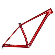 Spcycle 29er MTB 카본 프레임 BSA 12x148mm 부스트 XC 하드 테일 산악 자전거 프레임 초경량 T1000 카본 프레임 MTB 29, Size L, Metallic Red