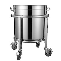 소쿠리운반카 스텐카트 운반구 식당 다라이 급식카 솥, (고급형) 45CM직경 버킷 랙(바퀴 제외)