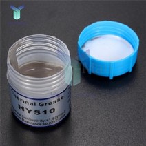 실리콘 서멀 고열 내열 구리스 오일 1pcs hy510hy710 10g 20g 회색 화합물 열 전도성 그리스 붙여 넣기 히트 싱크 cpu gpu 칩셋 냉각, 하이510 10g