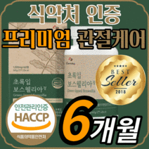 프리미엄 보스웰리아 akba kba 초록입 초록잎 홍합 보수 보이스 보슬 웨리아 윌리아 엘리아 보셀리아 성인 남성 여성 남자 여자 노인 관절 연골 무릎 무릅 어깨 뼈 건강 보충제, 360정(6개월)