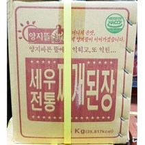 양지뜰 전통찌개된장, 14kg, 1개