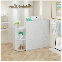 매장 카운터 데스크 안내 인포메이션 카운터테이블 미용실 식당 안내데스크, AN_100x50x100cm