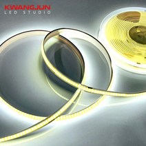 오토바이 자동차 12V용 COB 슬림 면발광 LED바 웜화이트 화이트 LED 튜닝, 화이트