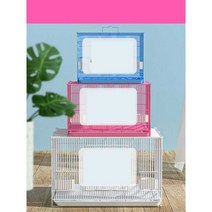 애완용 토끼 하우스 배변판 철장 프레리독 애완동물, 핑크M(6종 세트)