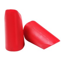 1 쌍 팔 레슬링 그립 핸들 강화제 역도 내구성 고무 부드러운 두꺼운 방수 쿠션 피트니스, 빨간색