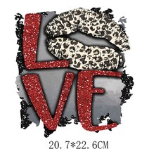 의류 셀프 수선패치 알파벳 진주 숫자20.7x22.6cm 패션 입술 편지 diy에 대 한 패치에 철 사랑 열 전송 옷, 한개옵션0