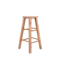 스탠드바의자 45cm 80cm 원목 홈바 키큰 낮은 의자, C.60CM올드스타일, 1개
