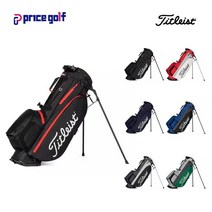 [타이틀리스트] [아쿠쉬네트코리아정품] 플레이어스 4 Plus 스탠드백 [TB21SX1K, [색상] 블랙 블랙 레드