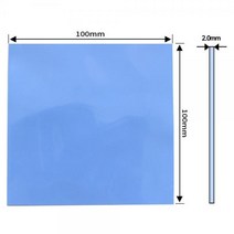 티테크 써멀패드 2.0mm/T-TP20/쿨링 패드/열전도 패드/전자제품/메인보드 칩셋/그래픽카등의 열전도가 필요한곳에 사용