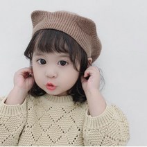 [민블리마켓] 1+1꼬마천사비니 여아 아동 어린이집룩 유치원룩 유아결혼식룩 유아모자 아동모자 여아모자 남아모자 유아겨울모자 아동겨울모자 유아골덴모자 아동골덴모자 아동귀달이모자 여아귀달이 베레모