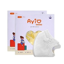 아이러브 새부리형 소형 M 마스크 50매 묶음, M 소형 (5세 부터 8세용) 1개, 화이트