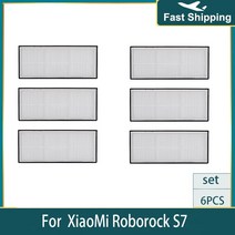 Rv 캐러밴 캠핑카 카라반액세서리 XiaoMi Roborock S7 S7Max 메인 롤 브러시 걸레 Hepa 필터 사이드 진공, 16 6pcs