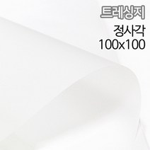 SW 트레싱지 미농지 기름종이65g정사각100x100mm100매