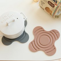 AEB350909국산 실리콘 주방 디자인 예쁜 냄비받침대 2size, 쿠션(대) 카키