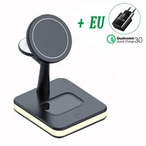 Macsafe iPhone 12용 30W 3 in 1 마그네틱 무선 충전기 1, EU 플러그가 있는 3 In 1
