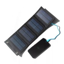 아파트 태양광 패널 발전 모듈 가정용 주택 판넬 7.5w 접이식 usb 태양 전지 태양