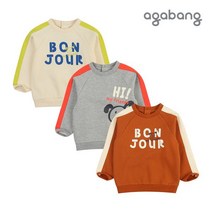 아가방 베스트프렌즈티셔츠 M GREY BROWN 01N751003