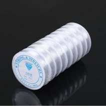 부자재 비즈공예 대용량 탄성 우레탄 줄 0.4mm 1.0mm KK347 실 다양한두께, 우레탄실-투명색/6.굵기1.0mm(길이5m)1개입