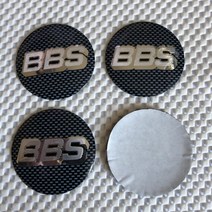 4x BBS 스티커 56mm 60mm 65mm 뉴 휠 센터 캡 블랙/실버 탄소 섬유, 03 65MM