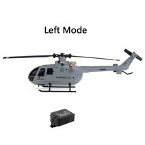 Eachine-E120 RC 헬리콥터 2.4G 4CH 6 축 자이로 광학 흐름 현지화 Flybarless 스케일 드론 RTF Dron, 01 Left Mode 1 Battery