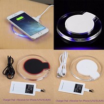 QI 무선 충전 모듈 애플 아이폰 8 7 6s 플러스 5s 삼성 S8S7 에지 안드로이드 휴대폰 액세서리, 01 WHITE_01 wireless charger