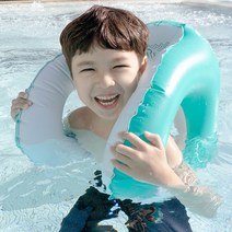 나루 레오파이3 레오파이4 튜브 어린이 유아 8자 어깨 암튜브 에어펌프 행사, 민트색