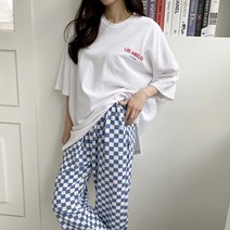 네쥬 여성 봄 여름 오버핏 라운드 절개 반팔 면티셔츠