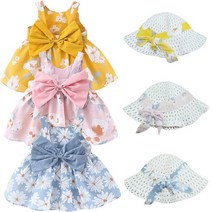 [mk] 왕리본플라워 유아 민나시원피스모자세트(5-11)204386