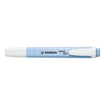 STNY_스타빌로 스윙쿨파스텔형광펜 4.0mm 클라우디블루 형광색 학생필기도구 용 중요표시 학습용 밑줄