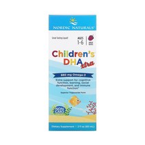 노르딕내추럴스 Childrens 칠드런스 DHA Xtra 오메가3 880mg 액상 60ml EPA 도코사헥사엔산 에이코사펜타엔산 로즈마리 추출물 알파 토코페롤
