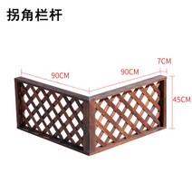 조립식 평상 야외 의자 깔끔한 목제 농막 바베큐장 좌식, 코너 펜스, DIY