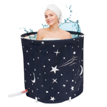 감성소품점 성인 접이식 이동식 나혼자 한증 사우나 홈스파 반신욕조 욕조덮개 1인용 좁은욕실 가정용 프리미엄 웰빙욕조 폴딩욕조 풀장