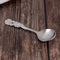 ₢sun/ ₡ 실버스푼 어린이수저 어린이용스푼 어린이젓가락 영아용포크 포크 어린이포크, ₣& 빈티지 테이블 로즈 유아스푼 1개 키즈숟가락, ₢無