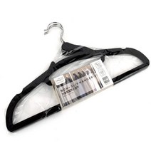 논슬립 벨벳 옷가게옷걸이 쇼핑몰옷걸이 3P 검정