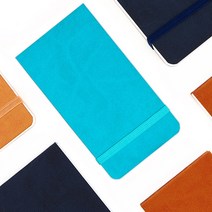 20%OFF - 포켓북 메모장 친환경 밴드 양장 휴대용 고급표지 오퍼비 노트, 리치브라운, 무