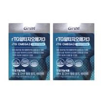 GNM자연의품격 rTG 알티지 오메가3, 60캡슐, 2개