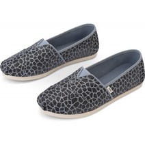 TOMS - Womens Alpargata ESpadrille 크기: 7.5 B(M) US 색상: Cblu Animal 프린트 글리터 플랫