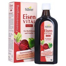 독일 Hubner 휘브너 Eisen VITAL F 철분+비타민 주스 500ml