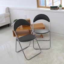 오에이데스크 반달 의자 2p, 블랙