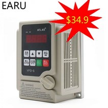 가축 사료 교반기 배합기 혼합 믹서 2.2KW 110V 220V VFD 단상 입력 3 상 출력 주파수 변환기 인버터 펌프, 01 110V_01 0.4KW