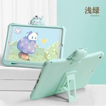 태블릿보호커버 실리콘펜 슬롯판 사과아이폰 A2197 테블렛PC IPAD 102 보호케이스 충격흡수 소프트 1641887408, 실리콘펜 홀더 라이트그린 옥 귀토 댕
