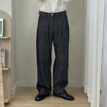 남자와이드청바지 흑청바지
