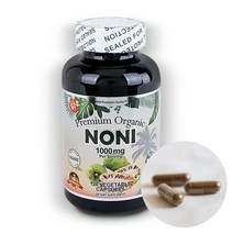 HNHUSA [미국직구] 프리미엄 노니 식물성 캡슐 1000mg 120정 1통(2개월분), 3병 (10%할인), 360정