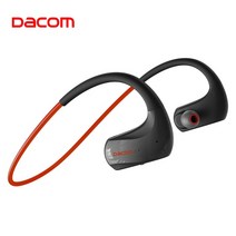 블루투스 오디오 수신기 Dacom Athlete 무선 헤드폰 스포츠 IPX7 방수 이어폰 AAC 달리기용 20H, [01] Athlete RED, 01 Athlete  RED