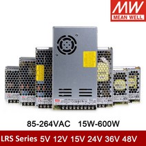 MEAN WELL RS-15 RS-25 LRS-35 단일 출력 스위칭 전원공급장치 LRS-350 50 75 100 150 200 350 450 600W 5V 12V 15V 24V, [05] 36V, [11] LRS-450
