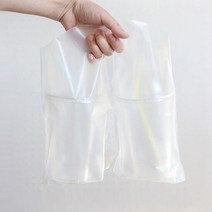 테이크아웃 아이스컵 무지 비닐 캐리어 2구 200개