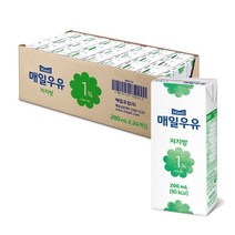매일 저지방 1% 멸균우유 200ml 24팩, 매일우유 딸기 멸균 200ml 24팩