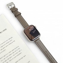 엔터콘 애플워치 8 7 SE 2 6 5 호환 초 슬림 가죽 스트랩 아뜰라주 프리미엄 싱글투어, 49 45 44 42mm_오렌지