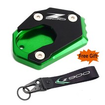 실내 튜닝 차량 몰딩 스티커 인테리어 가와사키 Z900 2017-2020 2021 오토바이 열쇠 고리 킥 스탠드 발 확, 03 Z900 Green